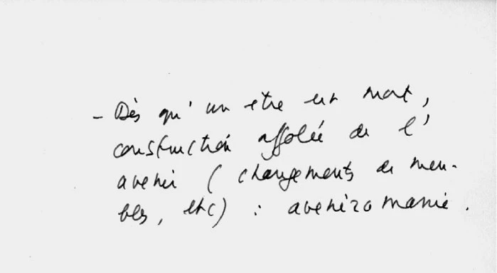 Index card from the Mourning Diary..JPG