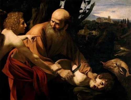 The Sacrifice of Isaac, 1602  Caravaggio.JPG