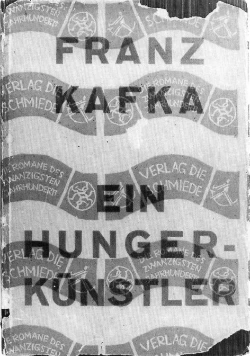 A Hunger Artist, with four of Kafka's stories, November 1924.JPG