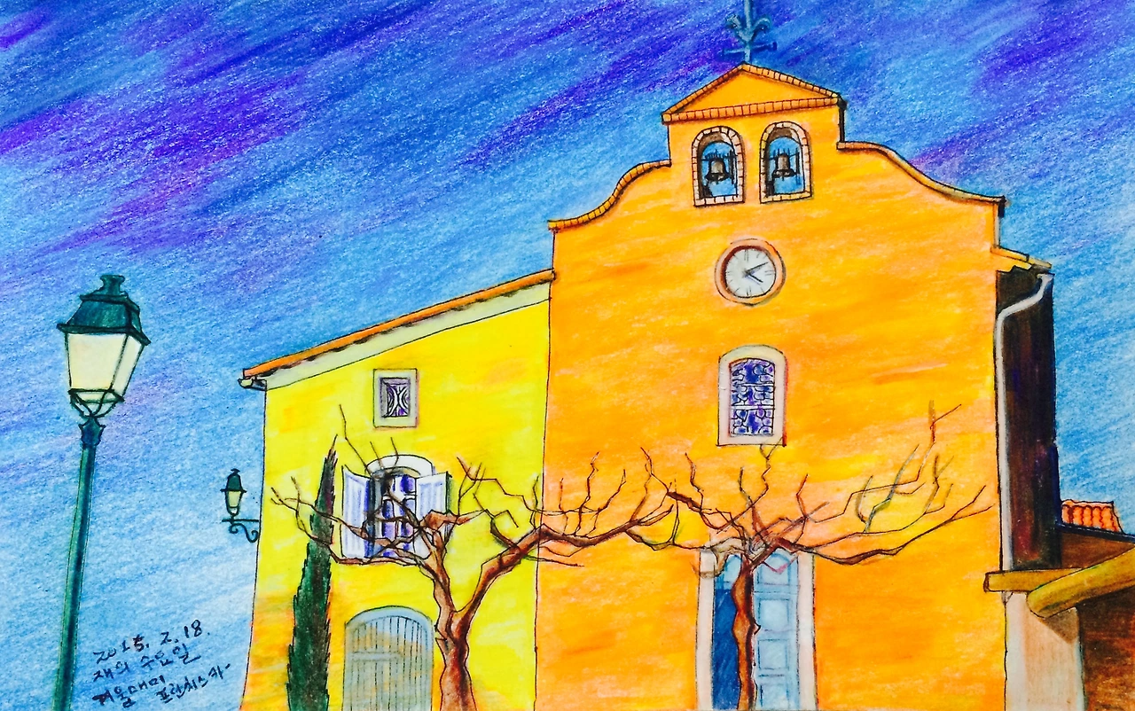 르 카스틀레에서(Le Plan du Castellet).JPG