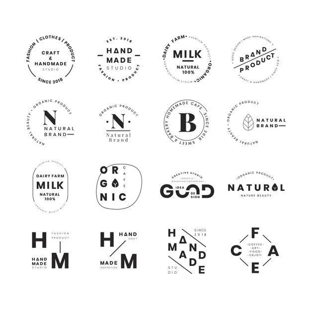 Download Set Of Logo Badge Design Vectors for free.jfif