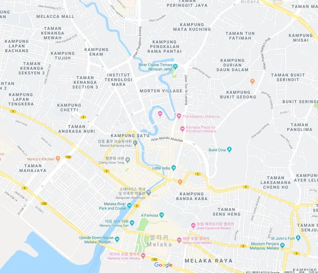 melaka River Route.JPG