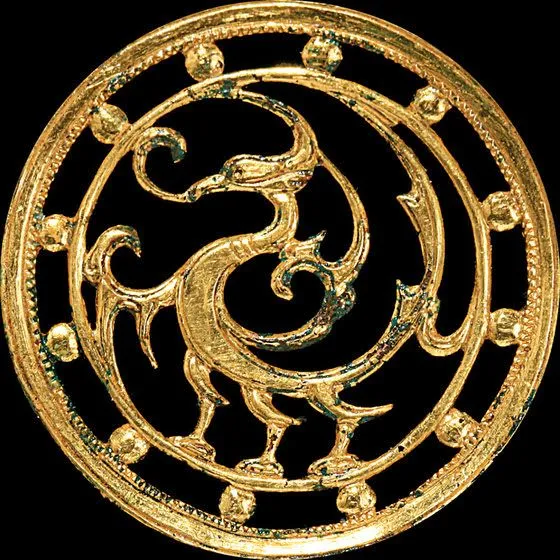 고구려 삼족오 장식.jfif