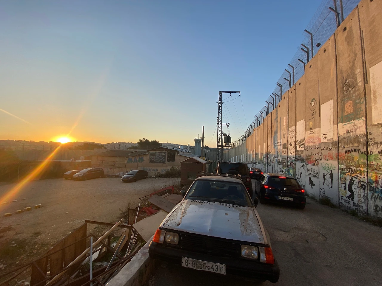 Seperate wall and Bethlehem in Palestine.JPG