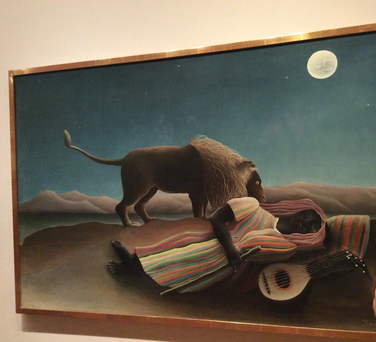 IMG_0487 루소, 잠자는 집시, MOMA.JPG