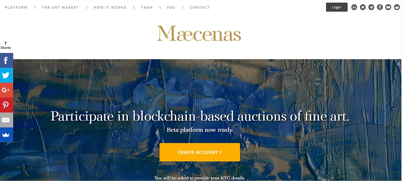 마이시나스(Maecenas) 홈페이지.PNG