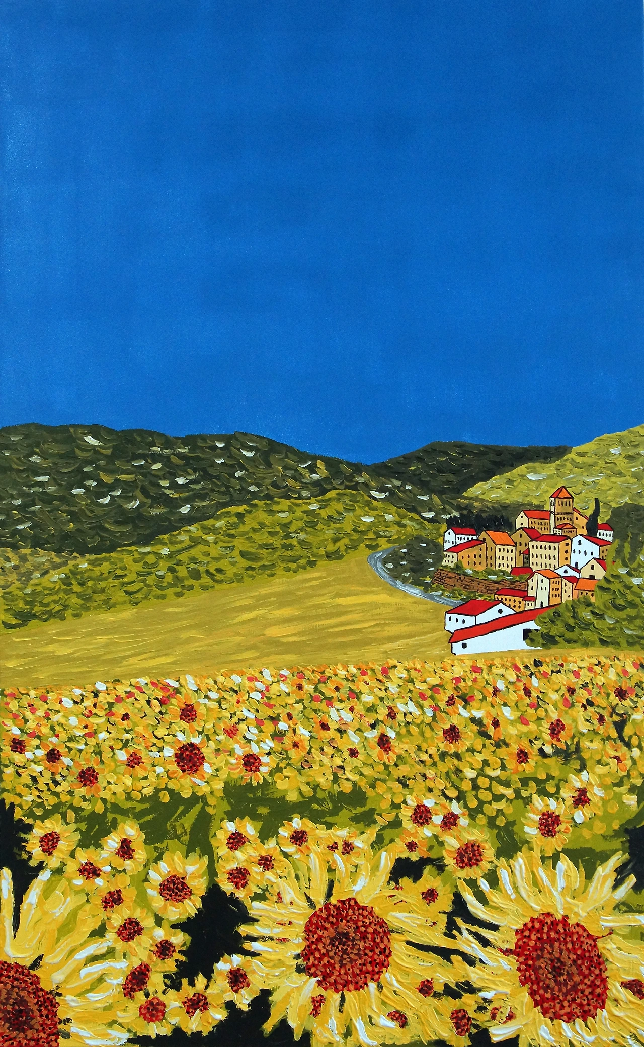 길 위에서 08  캔버스에 아크릴  80cm x 117cm-50호  2015.JPG