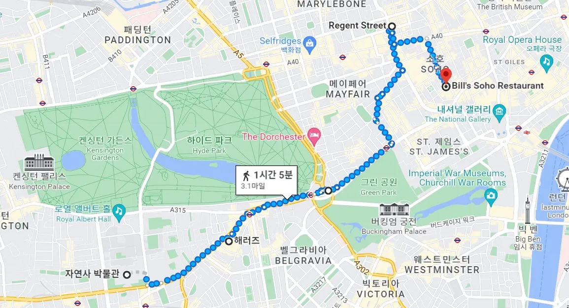 런던 첫째날 동선.JPG