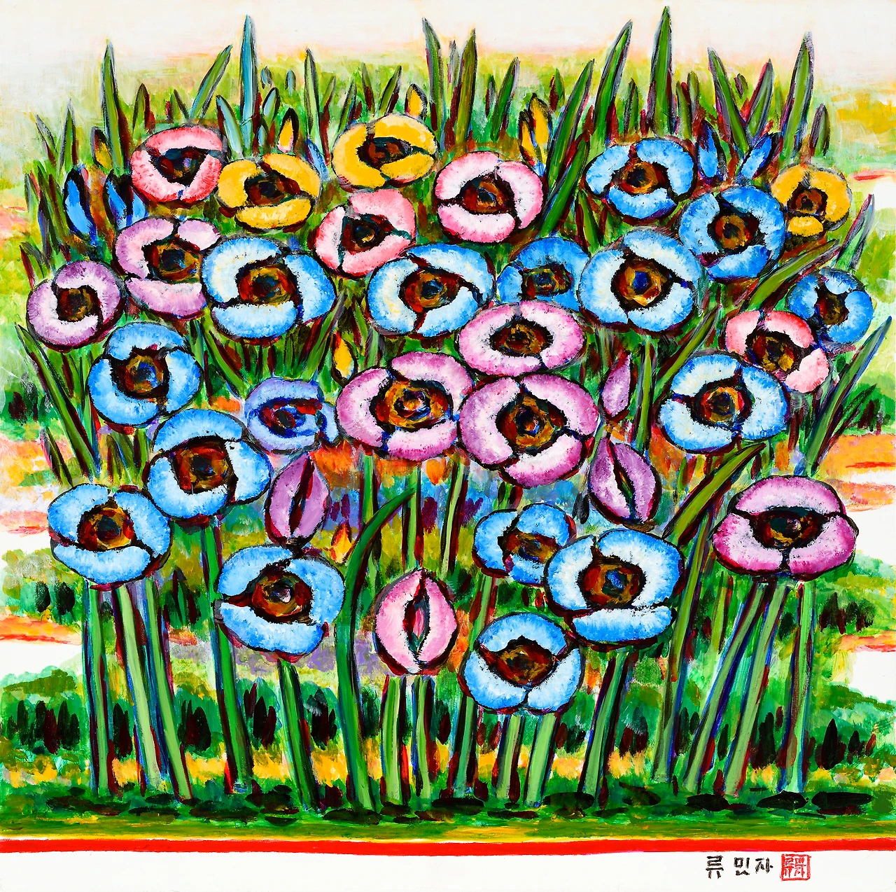 소망 5, 38x38cm, acrylic on canvas, 2021.JPG