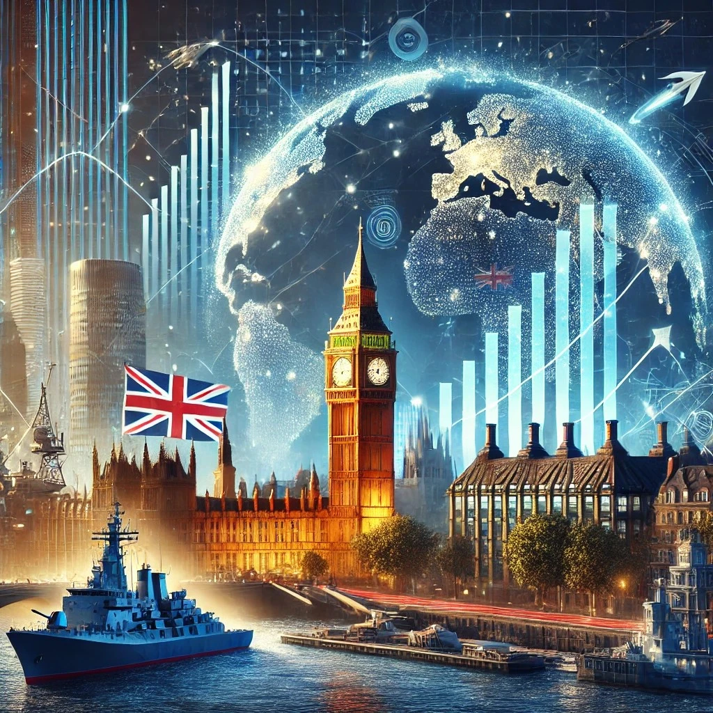 DALL·E 2025-02-19 11.47.15 - A visually compelling representation of the United Kingdom as a global power. The image features Big Ben standing tall with glowing financial graphs a.jpeg