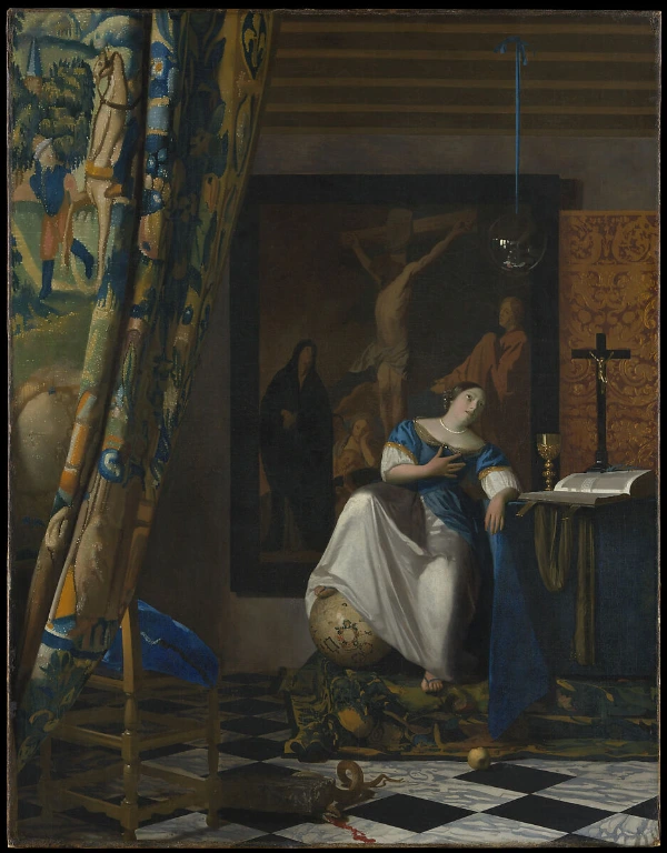 Allegory of the Catholic Faith Johannes Vermeer Dutch  ca. 1670–72.jpeg