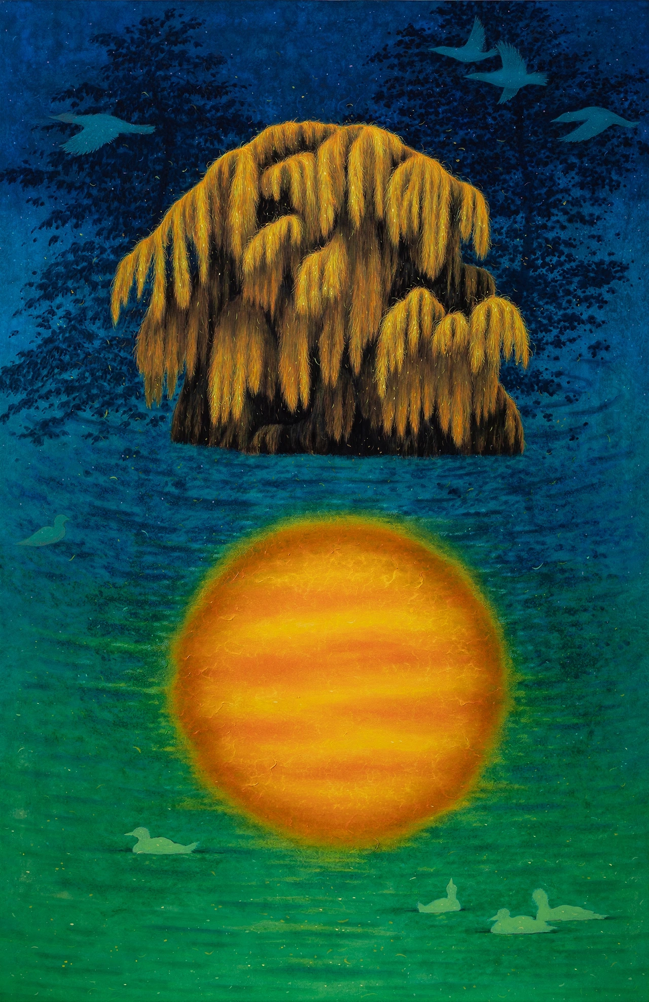 윤의진_내가 길러온 숲은 I_장지에한국화채색_100_65.1_2025.jpeg