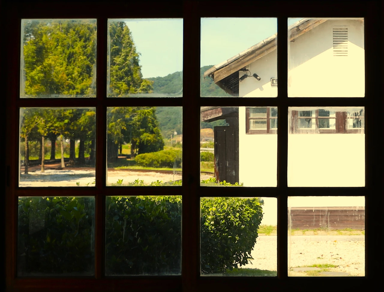 서도역사내 창밖의 풍경.JPG