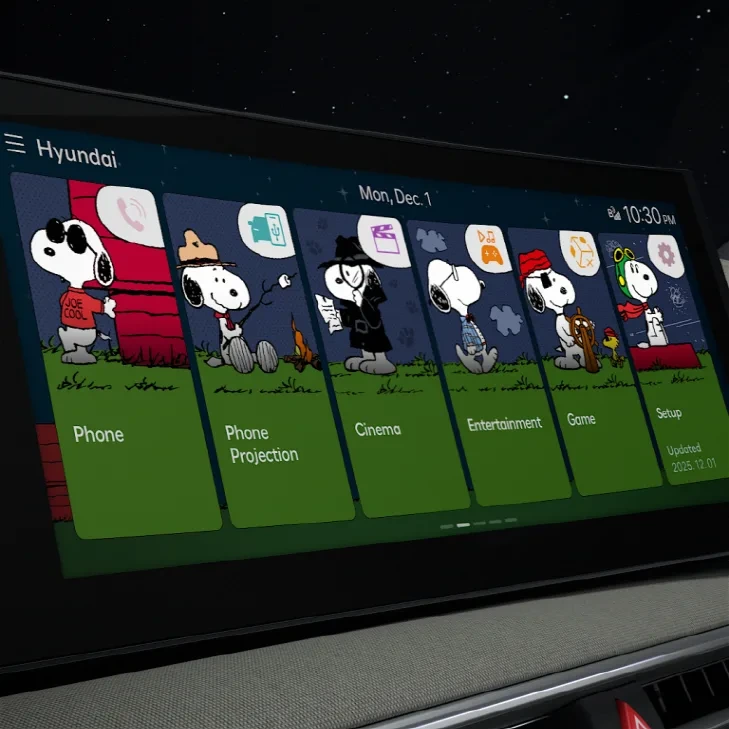 69299-SnoopyHitstheRoadHyundaiMotorandPEANUTSTeamUpforCustomizableIn-CarDisplays.webp