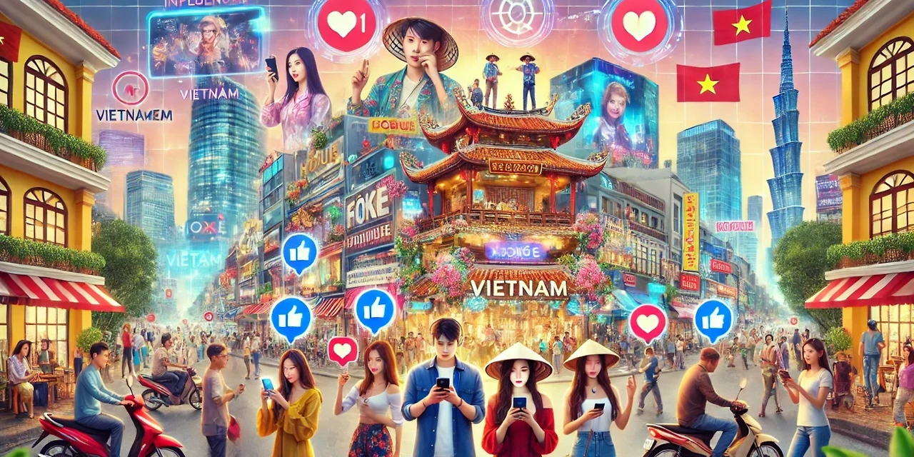 DALL%C2%B7E-2024-09-22-11.53.38-A-wide-vibrant-scene-showcasing-multiple-influencers-involved-in-marketing-in-Vietnam.-The-image-features-a-diverse-group-of-young-Vietnamese-influen-1300x650.webp