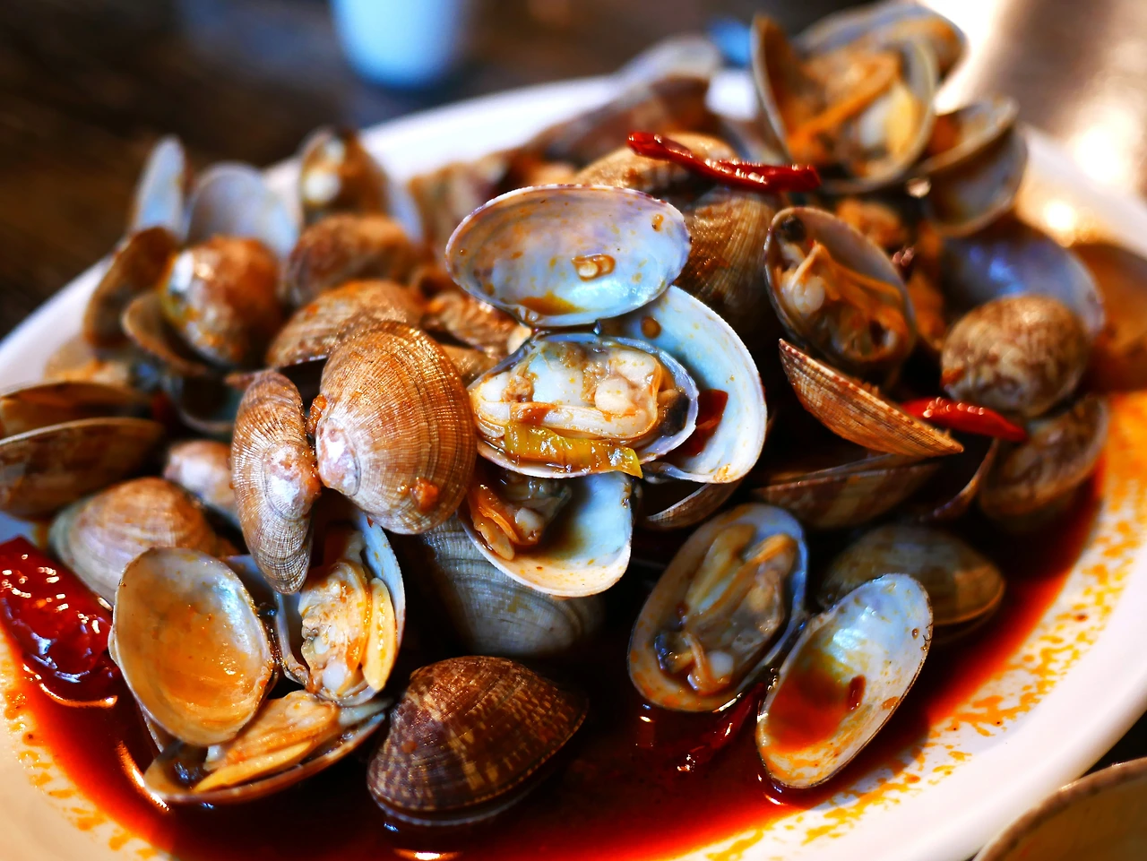 상해소흘 바지락볶음.JPG