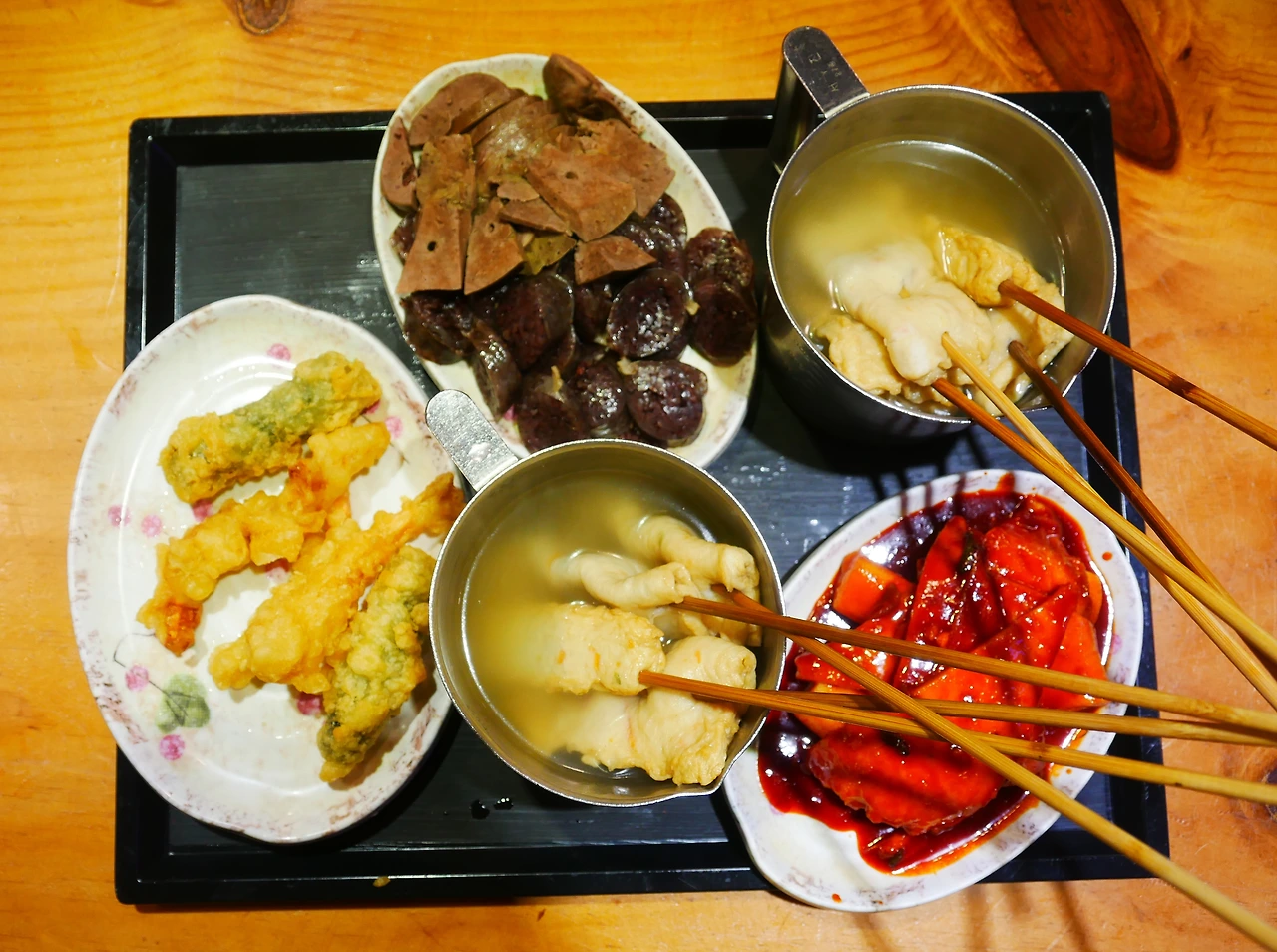 간식의 대표메뉴. 사진은 부산 상국이네 분식.JPG