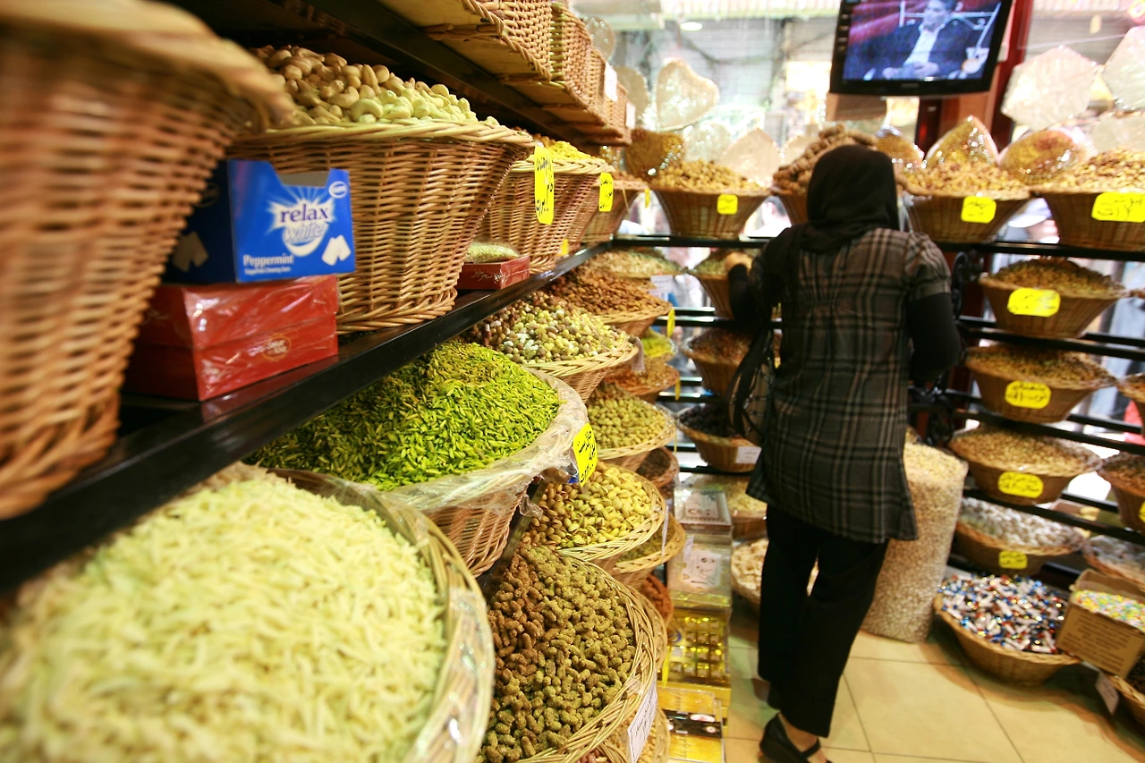 이란 테헤란 향신료 가게.JPG