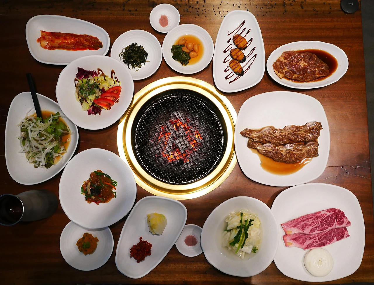 송도갈비 상차림.JPG