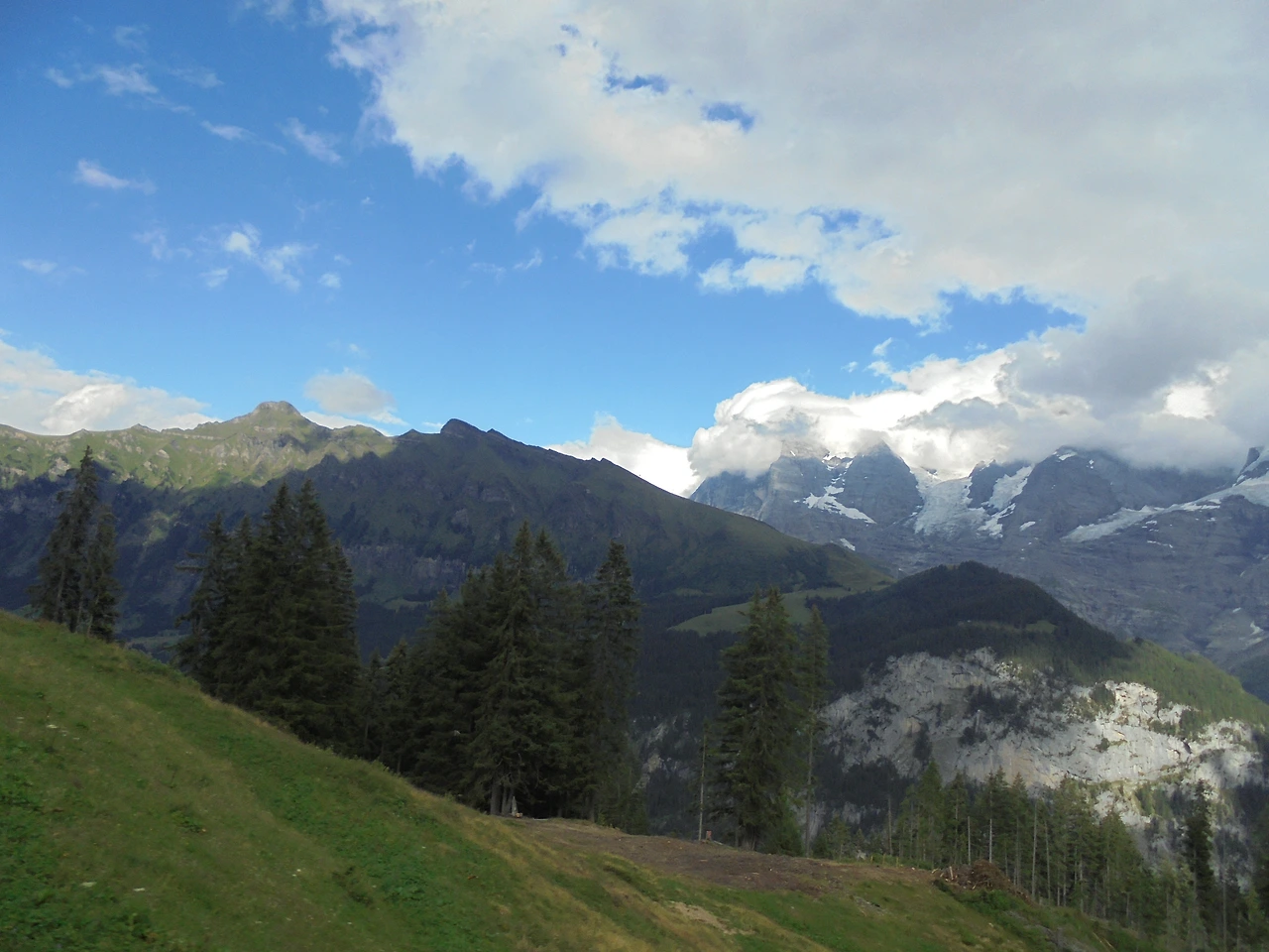 20170714 40일간 유럽15개국 여행 스위스 융프라우 기차와 곤돌라, 케이블카 타고 구경, Thun호수 (222).JPG