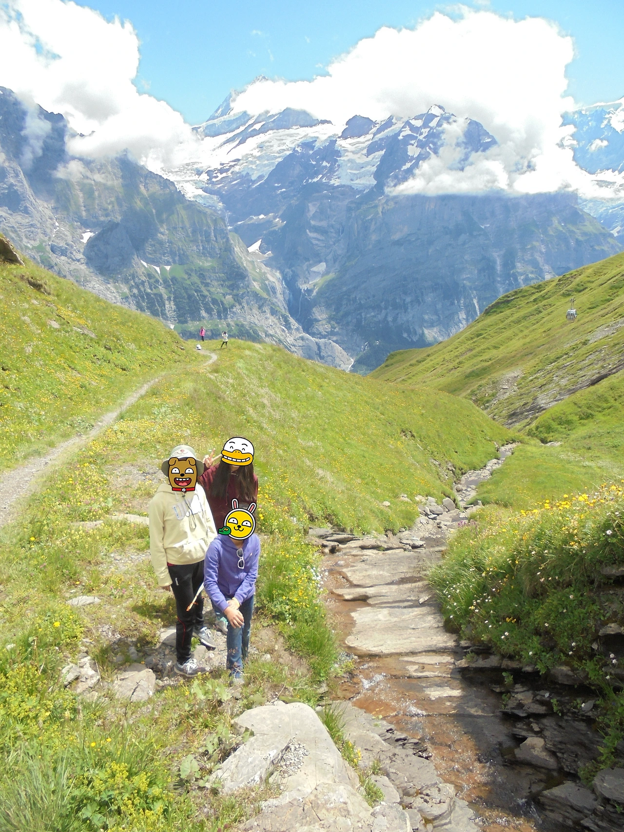 20170713 40일간 유럽15개국 여행 스위스 융프라우 근처 First Mountain (118).JPG