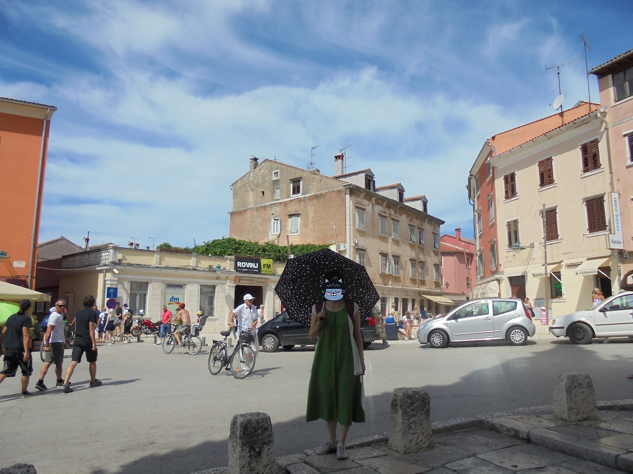 20170726 40일간 유럽15개국 여행 크로아티아 로빈(로비니)에서 로빈 시내, Balbi's Arch, Church of St.Euphemia, Rovinj Beach (3).JPG