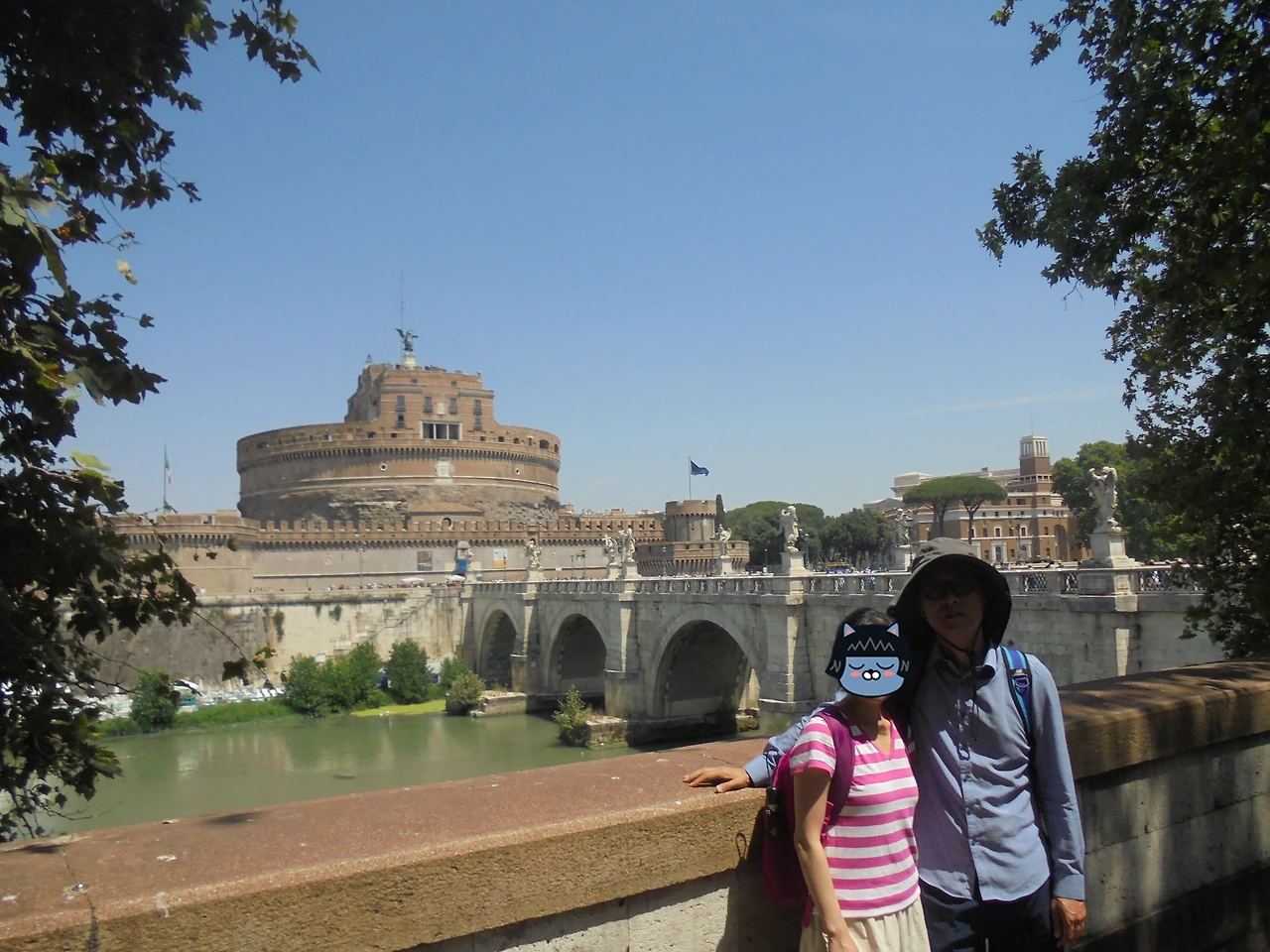 20170720 40일간 유럽15개국 여행 걸어서 로마 St.천사의 성, 테베레 강, 오렌지 정원, 아벤티노 언덕, 장미정원 (27).JPG