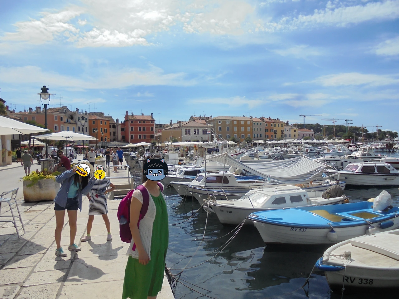 20170726 40일간 유럽15개국 여행 크로아티아 로빈(로비니)에서 로빈 시내, Balbi's Arch, Church of St.Euphemia, Rovinj Beach (8).JPG