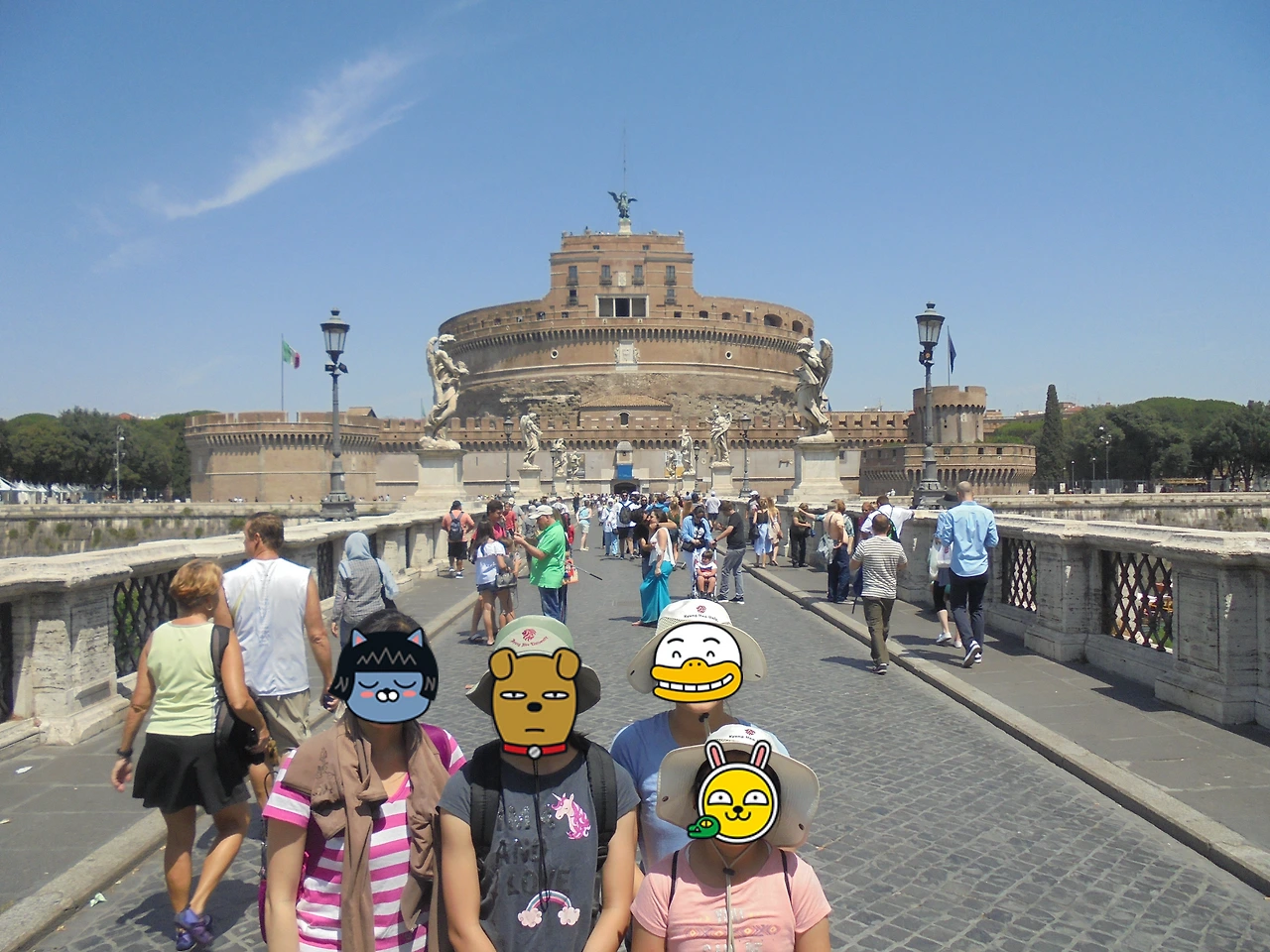 20170720 40일간 유럽15개국 여행 걸어서 로마 St.천사의 성, 테베레 강, 오렌지 정원, 아벤티노 언덕, 장미정원 (23).JPG