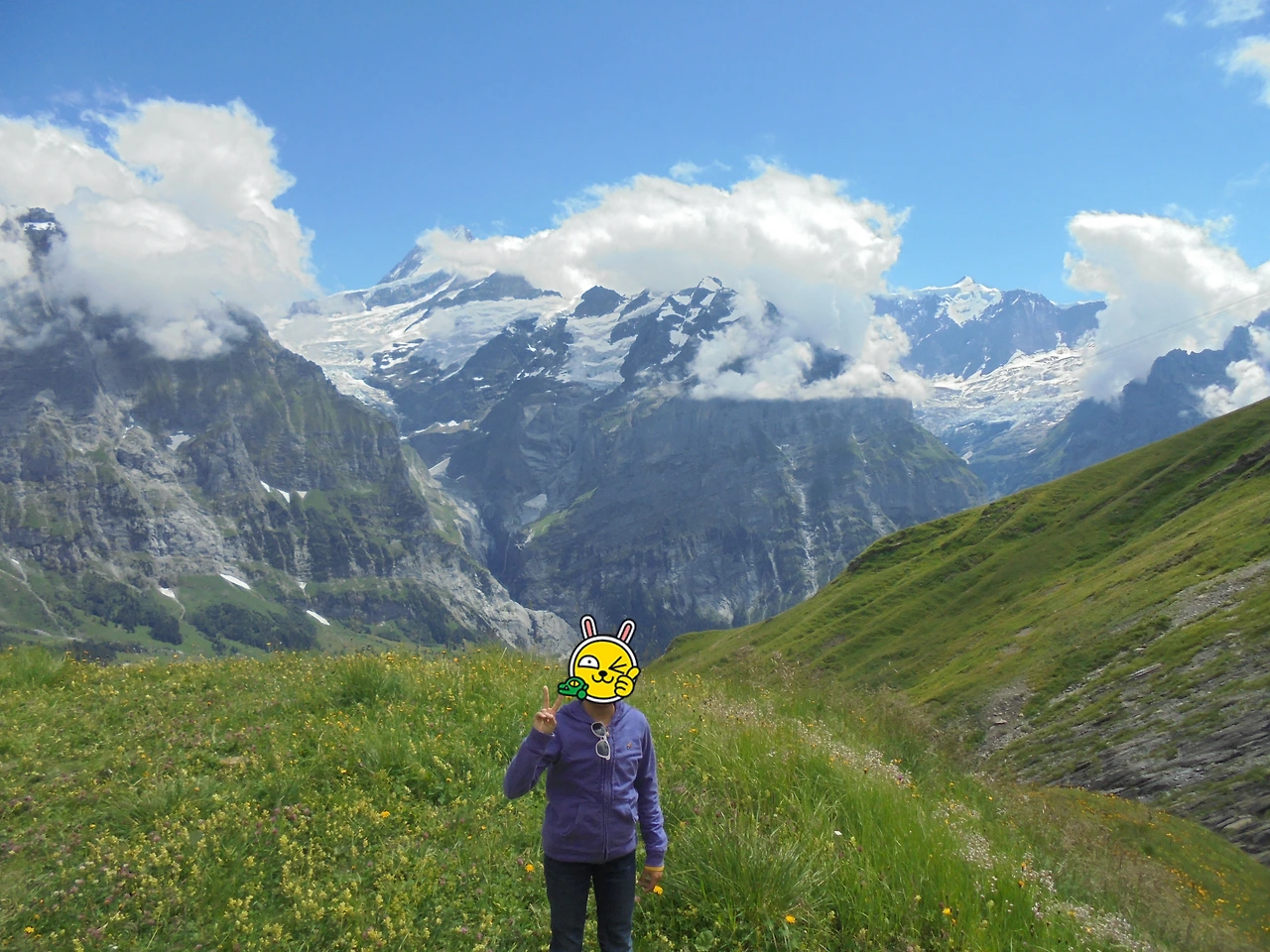 20170713 40일간 유럽15개국 여행 스위스 융프라우 근처 First Mountain (123).JPG