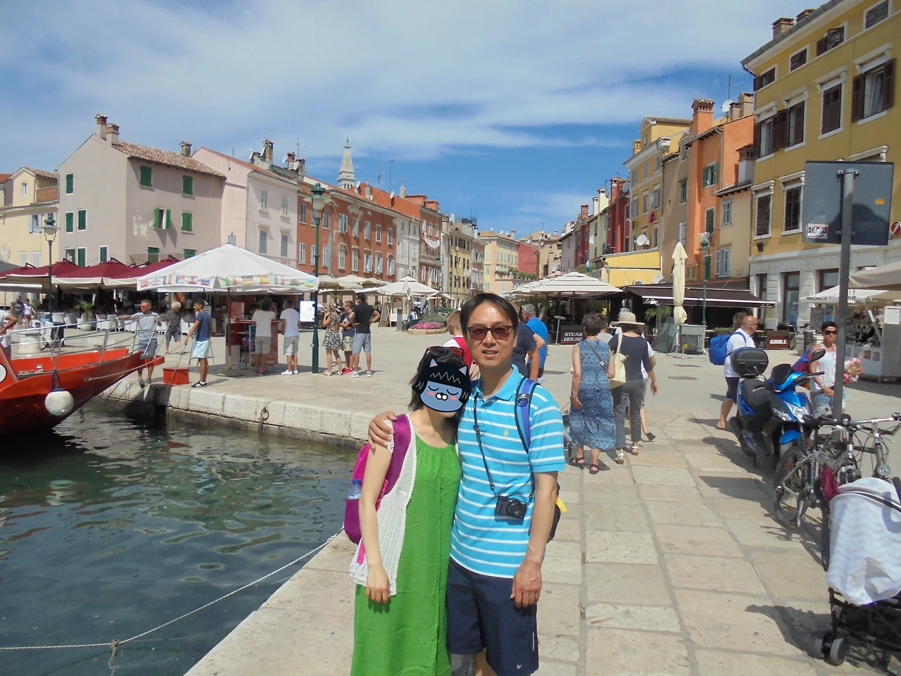 20170726 40일간 유럽15개국 여행 크로아티아 로빈(로비니)에서 로빈 시내, Balbi's Arch, Church of St.Euphemia, Rovinj Beach (10).JPG