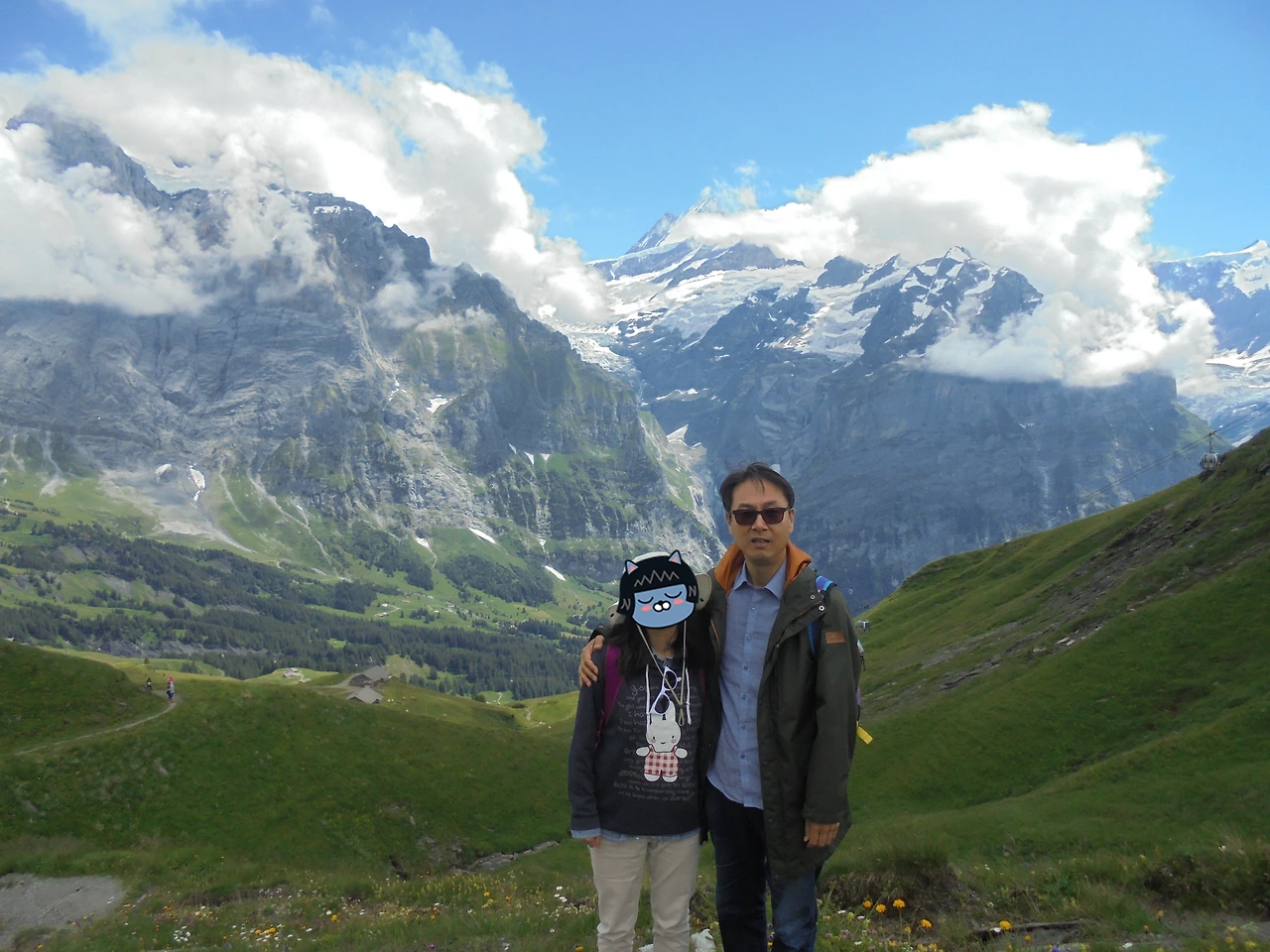 20170713 40일간 유럽15개국 여행 스위스 융프라우 근처 First Mountain (115).JPG