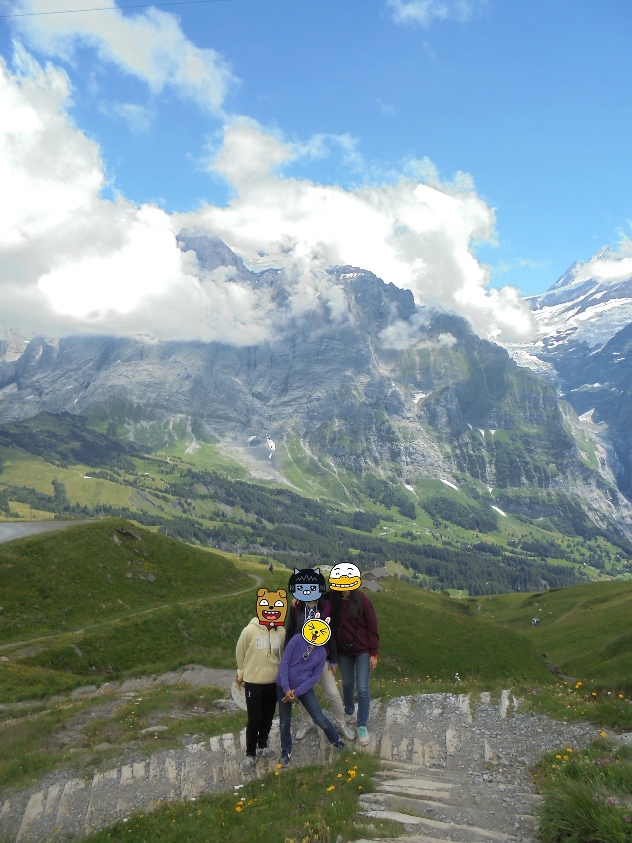 20170713 40일간 유럽15개국 여행 스위스 융프라우 근처 First Mountain (112).JPG