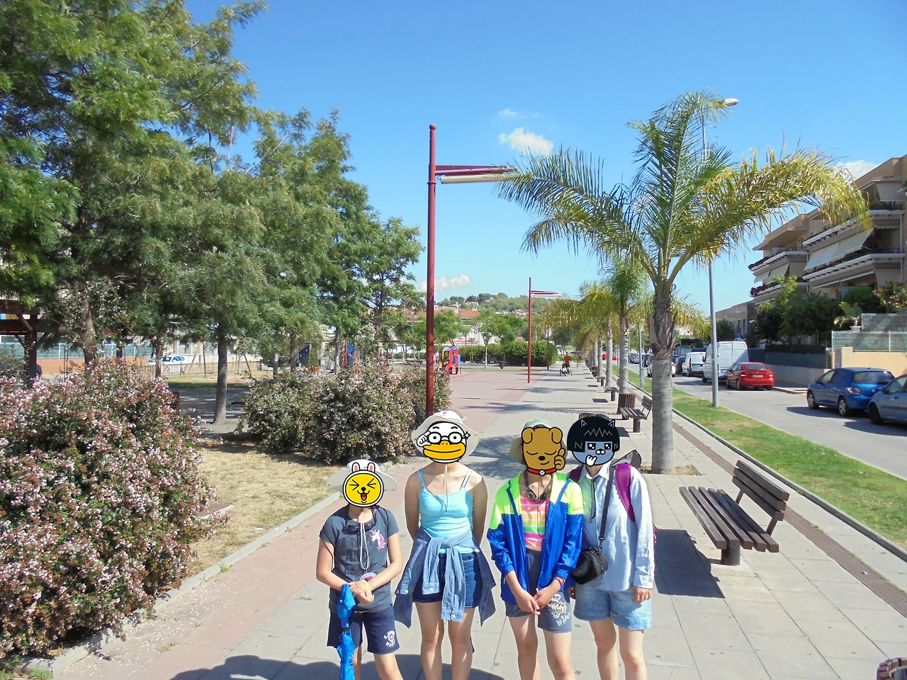 20170709 40일간 유럽15개국 여행 스페인 Cunit 해변과 숙소 주변 (7).JPG