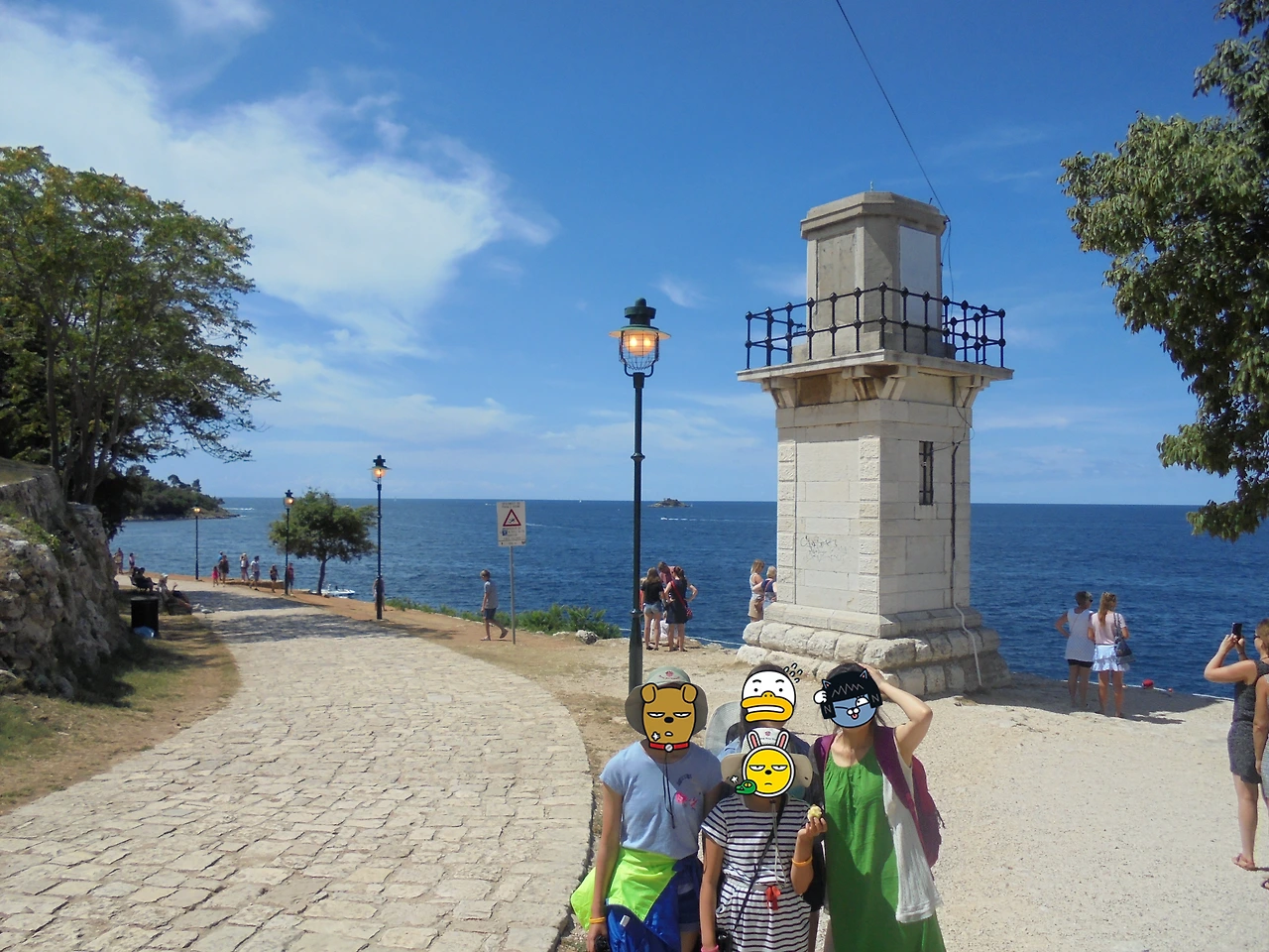 20170726 40일간 유럽15개국 여행 크로아티아 로빈(로비니)에서 로빈 시내, Balbi's Arch, Church of St.Euphemia, Rovinj Beach (71).JPG