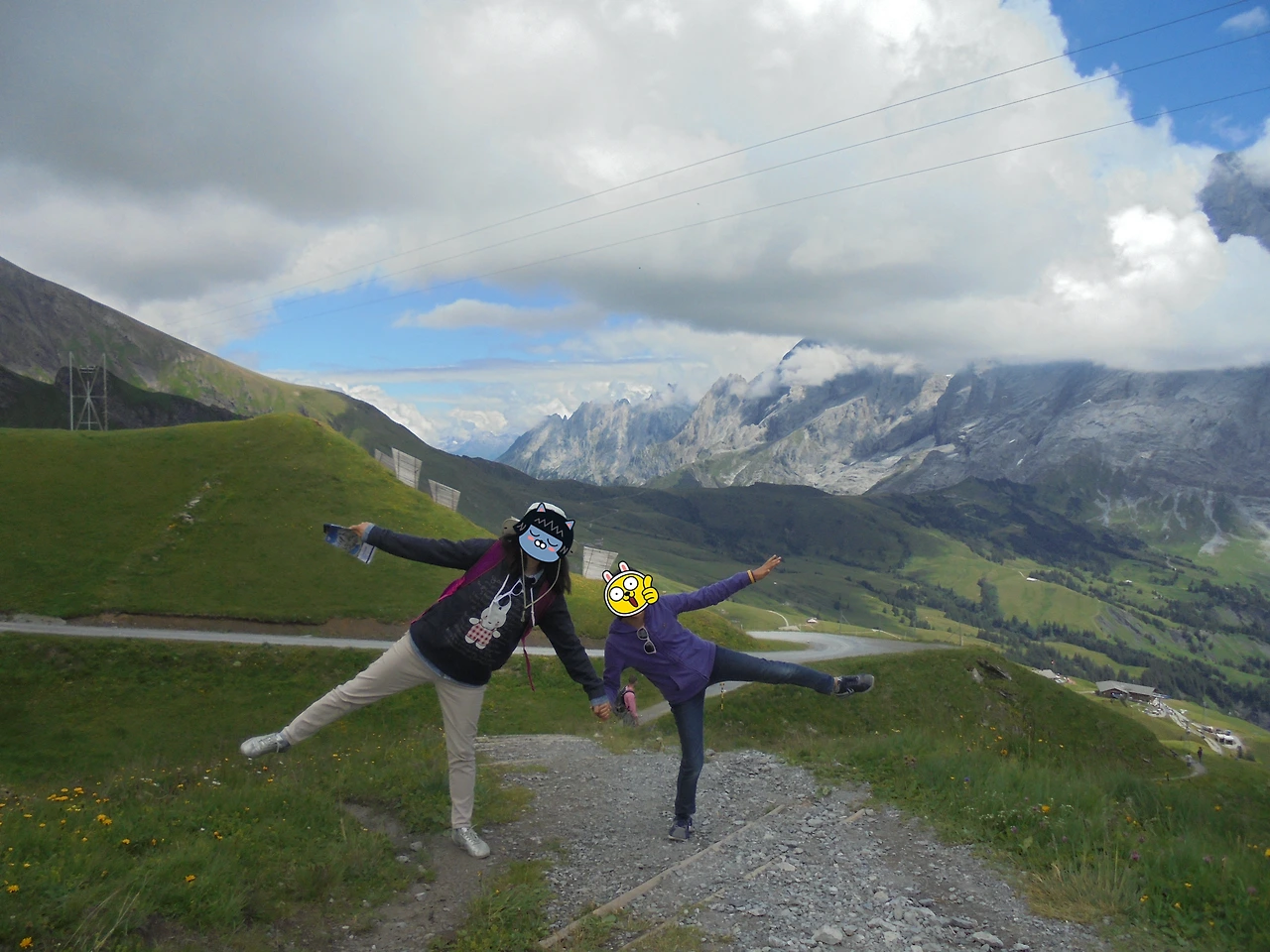 20170713 40일간 유럽15개국 여행 스위스 융프라우 근처 First Mountain (109).JPG