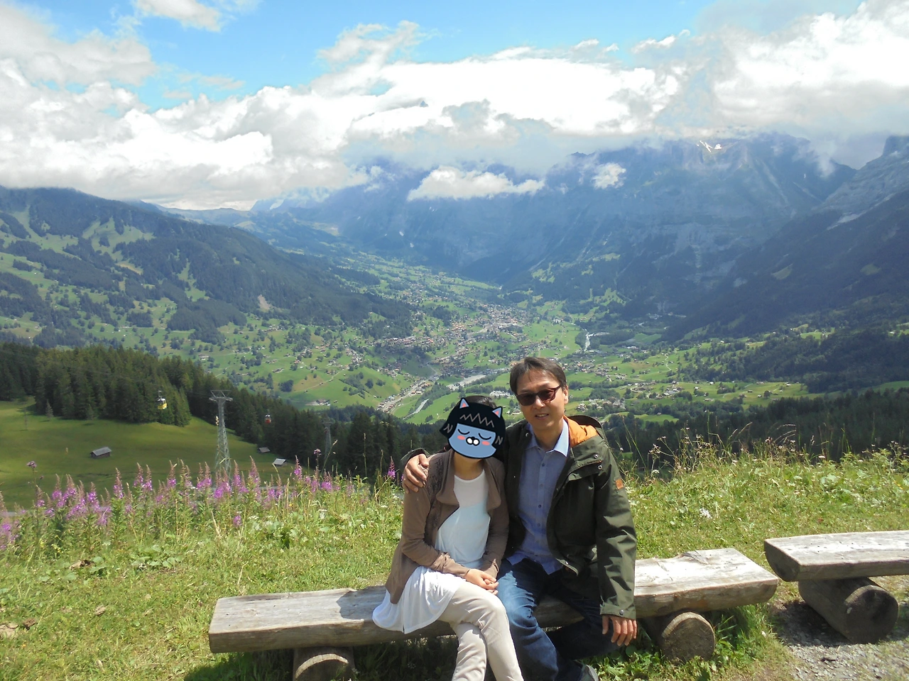 20170714 40일간 유럽15개국 여행 스위스 융프라우 기차와 곤돌라, 케이블카 타고 구경, Thun호수 (57).JPG