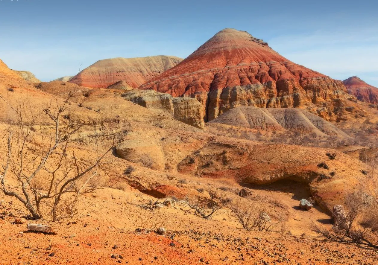 Kazakhstan - The Aktau Mountains, part of the Altyn-Emel National Park in Southern Kazakhstan_.jpeg