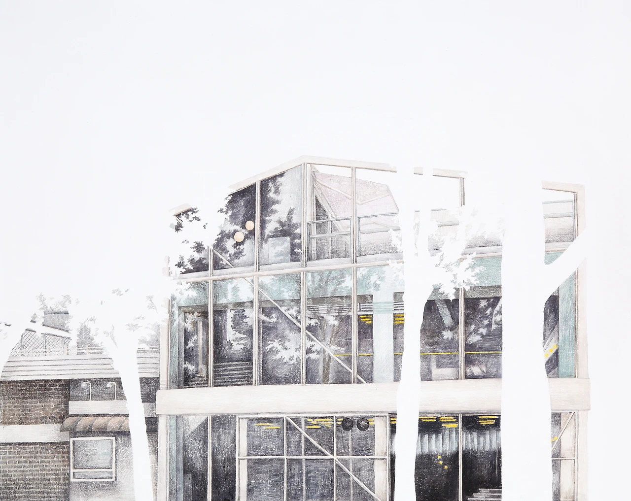 홍샛별_Unfamiliar_babyblue, 90×72cm, colored pencil on canvas, 2012.JPG