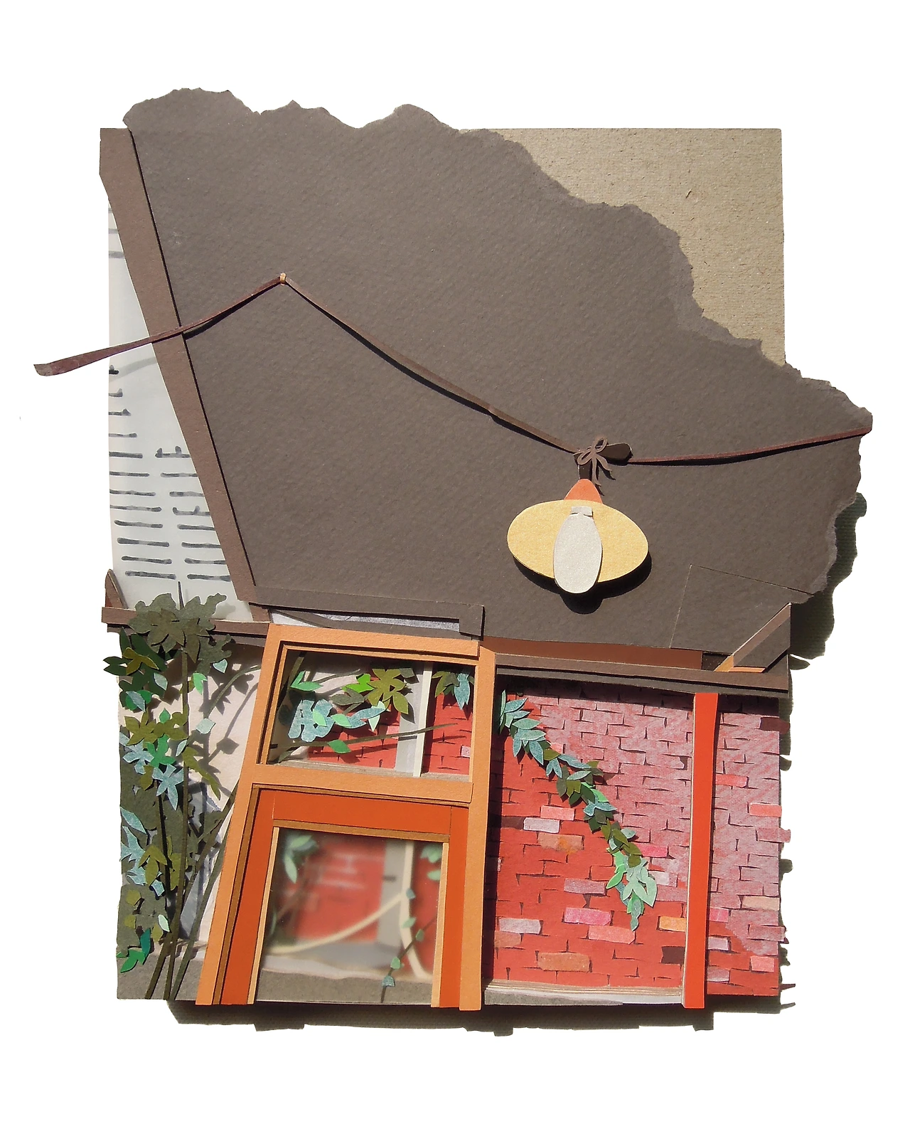 주차장은 다홍색으로 칠해줄께, 22cm x 16.5cm, 종이.PVC, 2016, 44만원.JPG