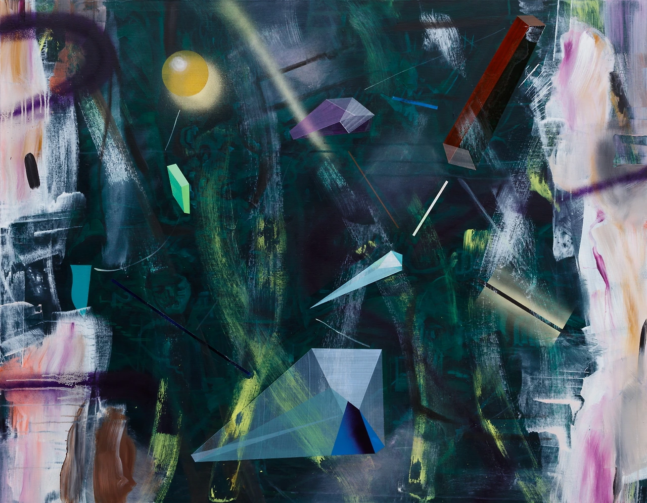 안개 속의 성좌, 91.0 x 116.8cm, Mixed media on canvas, 2016   300만원.JPG