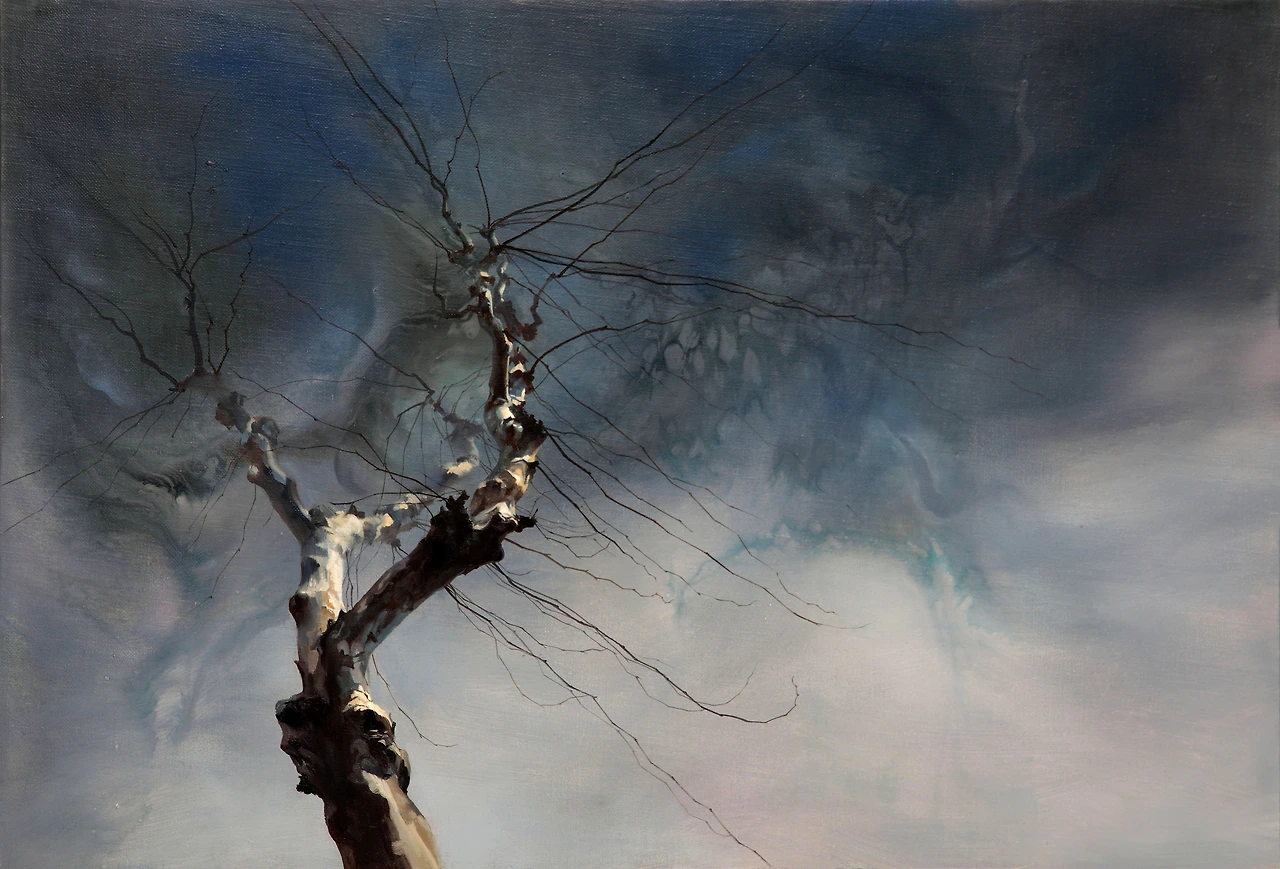 그곳에 있었다, 72.7×50.0, acrylic & oil on canvas, 2015, 2.000.000.JPG