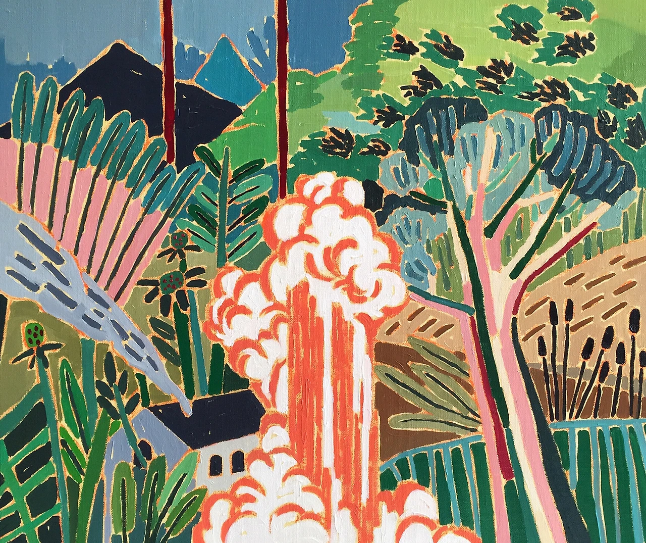 4) Collected landscape  53.0×45.5cm  oil on canvas  2015.JPG