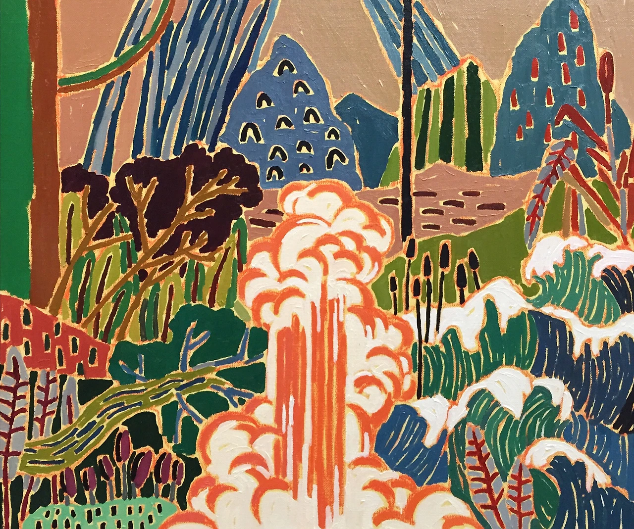 5) Collected landscape  53.0×45.5cm  oil on canvas  2015.JPG