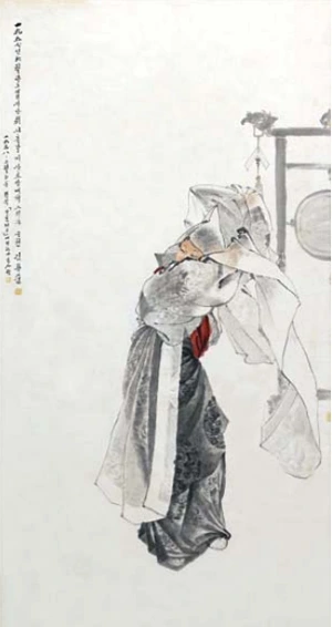 김용준 작품 '춤' (1957).PNG