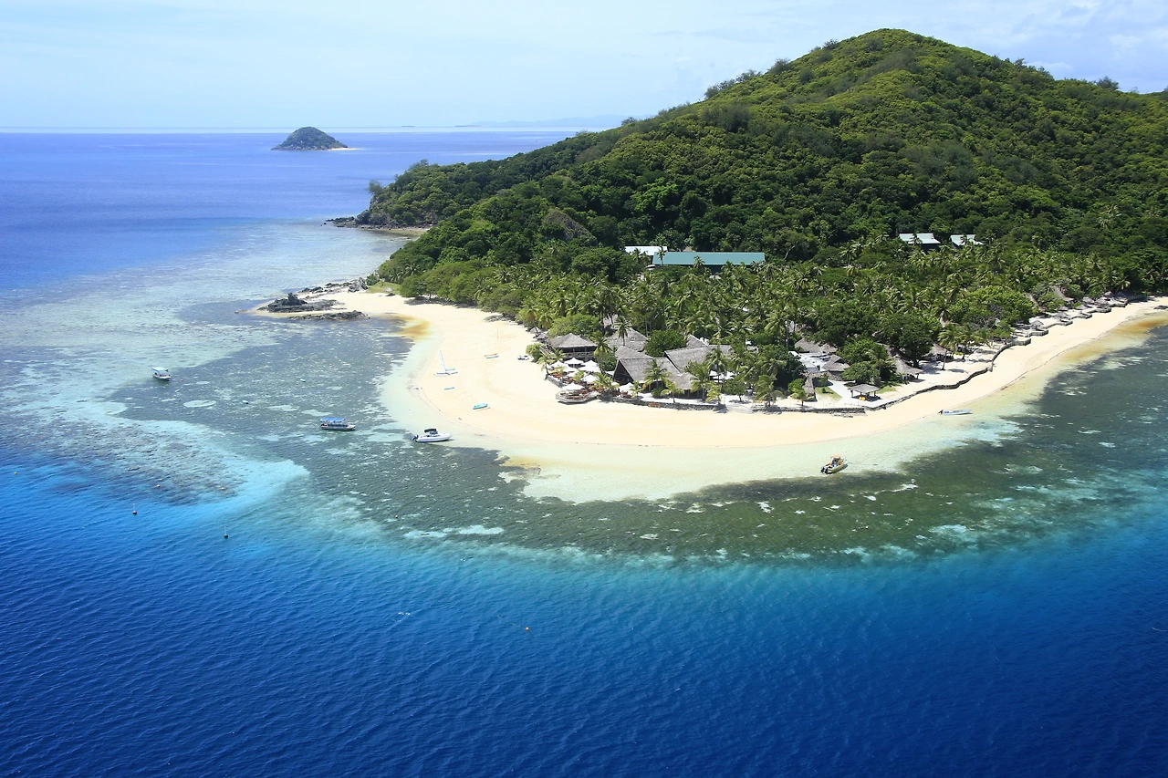 섬 하나에 리조트 하나가 있는 피지의 캐스트어웨이 섬.JPG