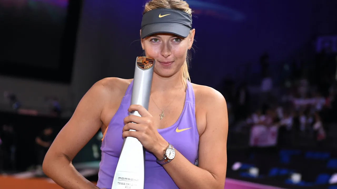 Maria Sharapova Siegerin Porsche Tennis Grand Prix 2014.jpeg