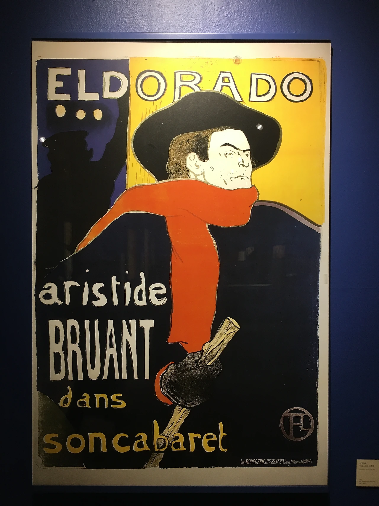 툴루즈 로트렉 샹송가수 브리앙(Aristide Bruant) 포스터(엘도라도).JPG