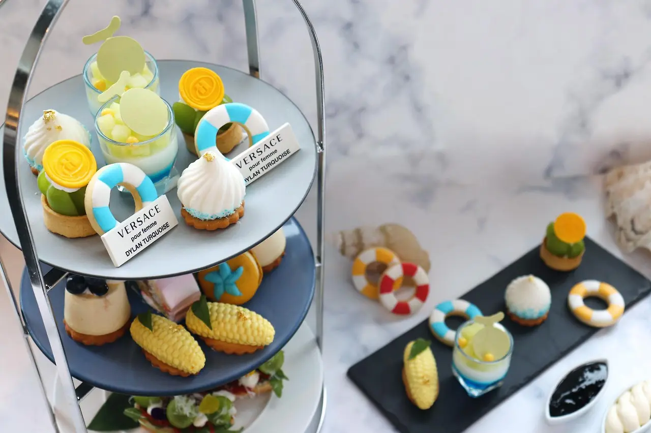 아난티 힐튼 부산 블루 오션 애프터눈 티 세트.jpeg