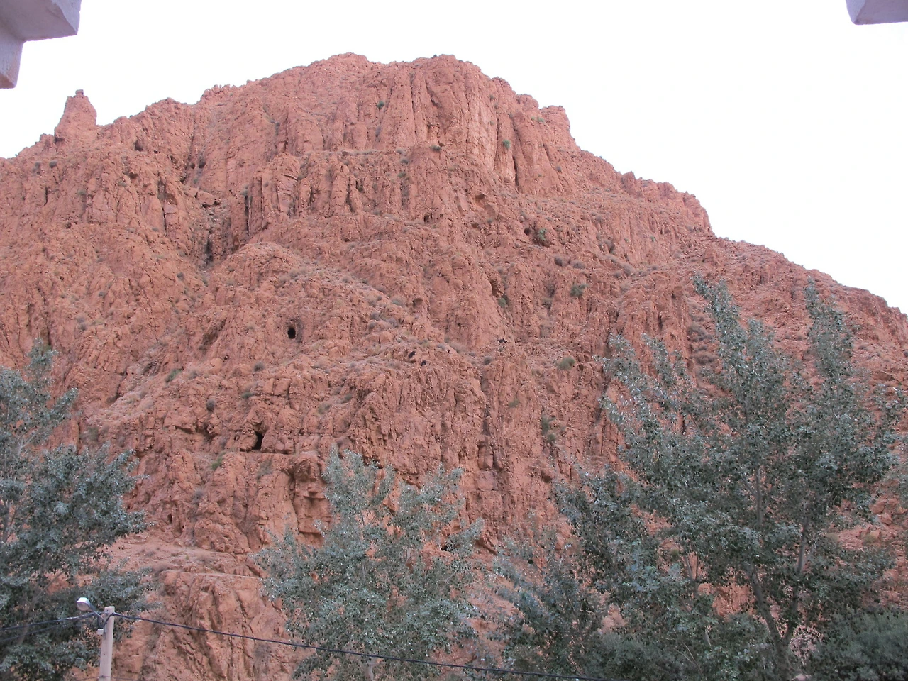 [5-85] 깎아지는 절벽사이를 거니는 흑염소 가족 1.JPG